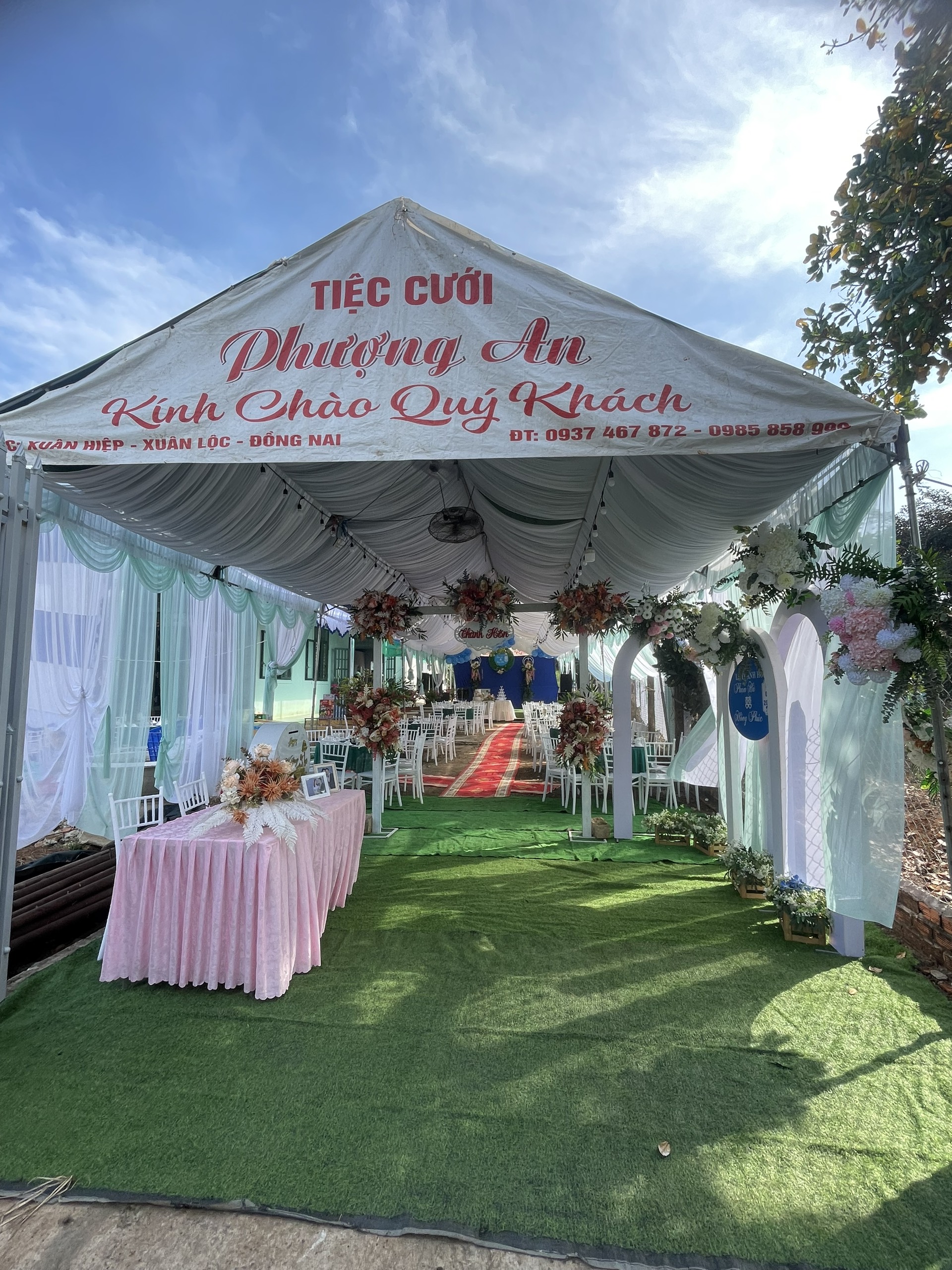 tiệc cưới phượng an