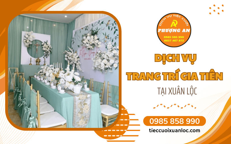  trang trí gia tiên Xuân Lộc