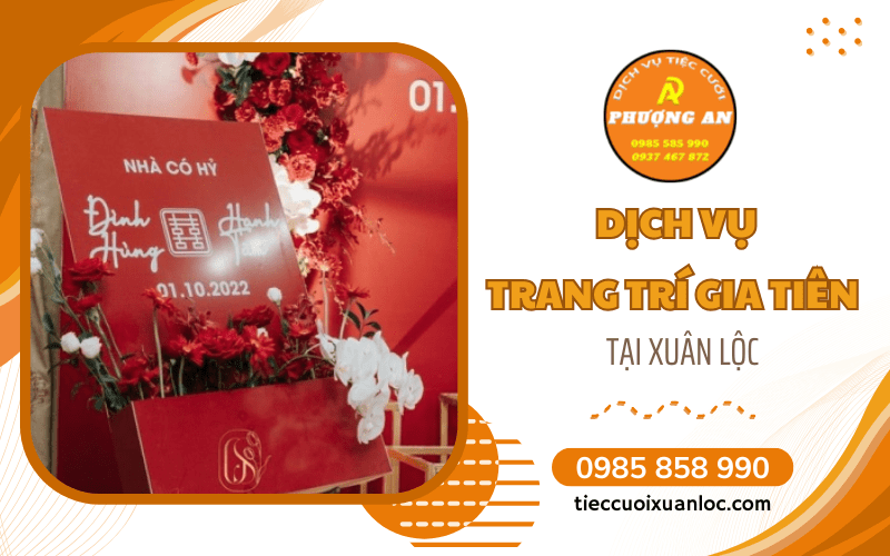  trang trí gia tiên Xuân Lộc