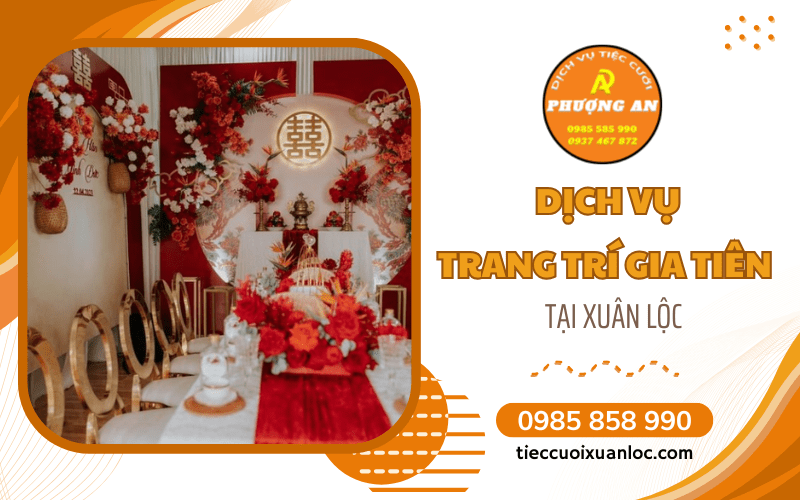  trang trí gia tiên Xuân Lộc