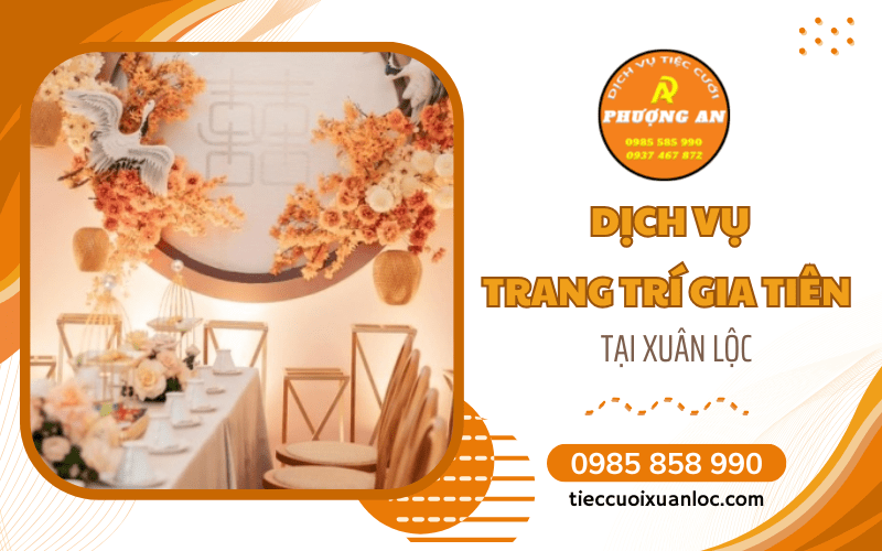  trang trí gia tiên Xuân Lộc