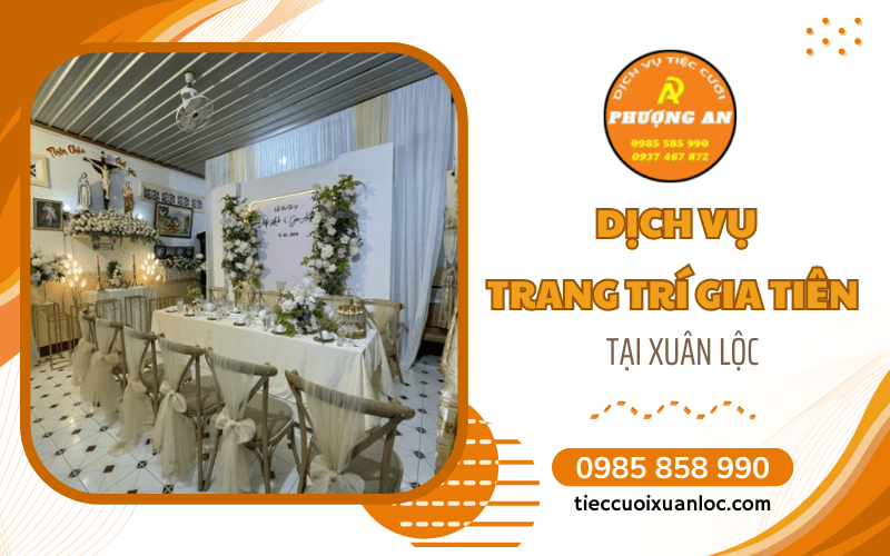  trang trí gia tiên Xuân Lộc